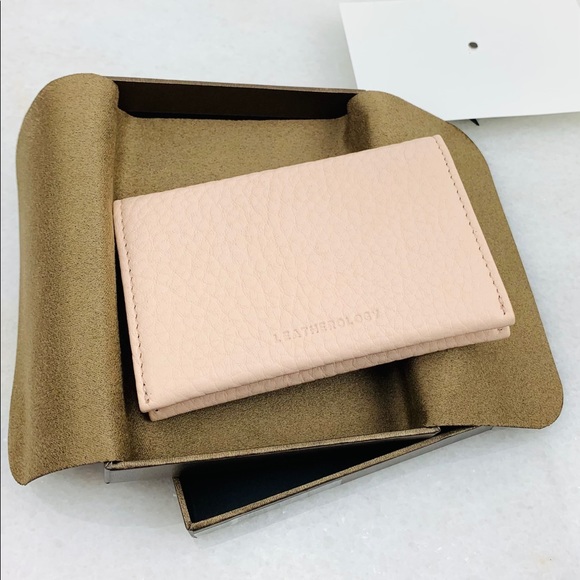 Accessories - NWT & box Leatherology double card holder